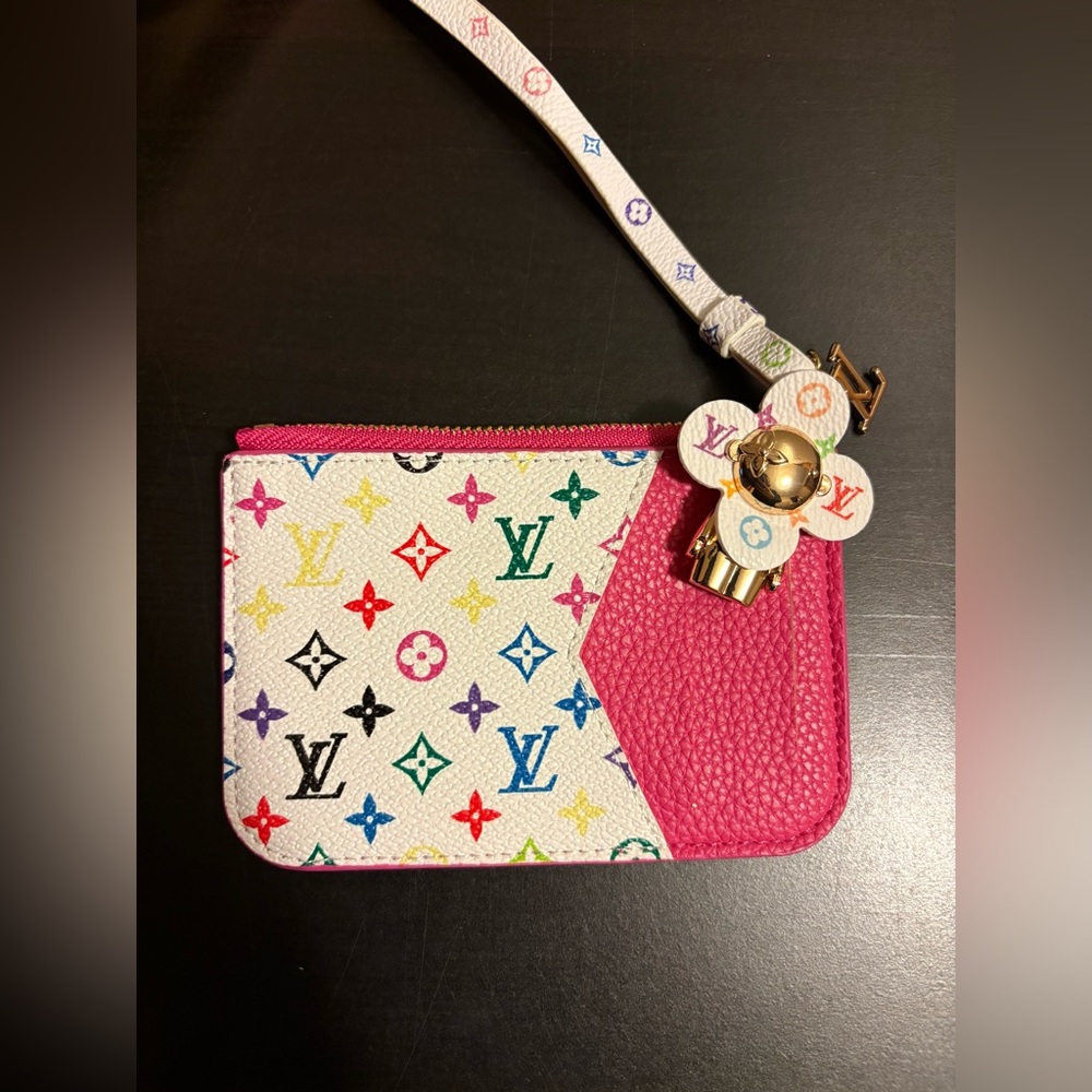 Vivienne Doll Multicolor Card Holder Wristlet
